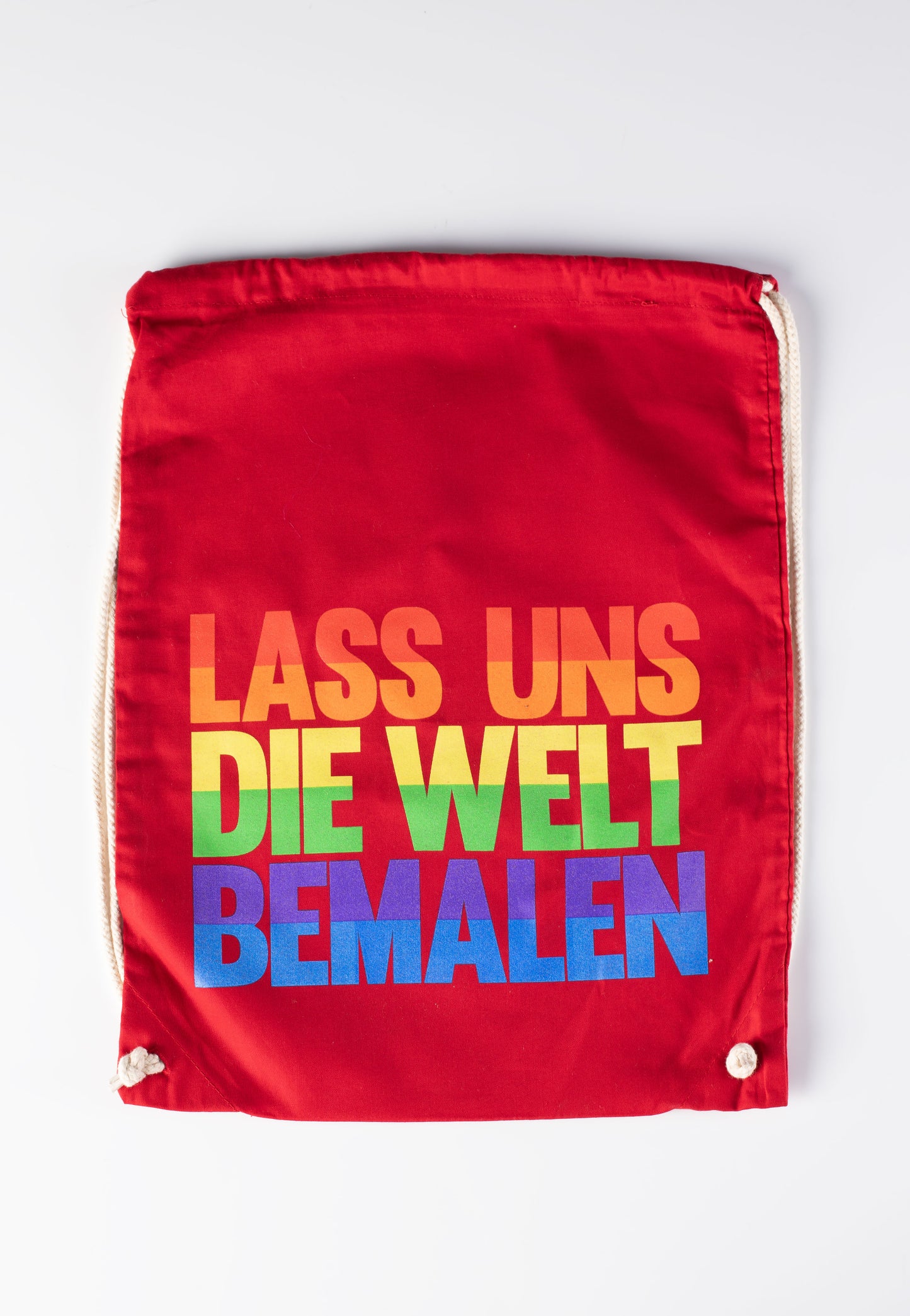 Kerstin Ott - Lass Uns Die Welt Bemalen Rot - Turnbeutel | Neutral-Image