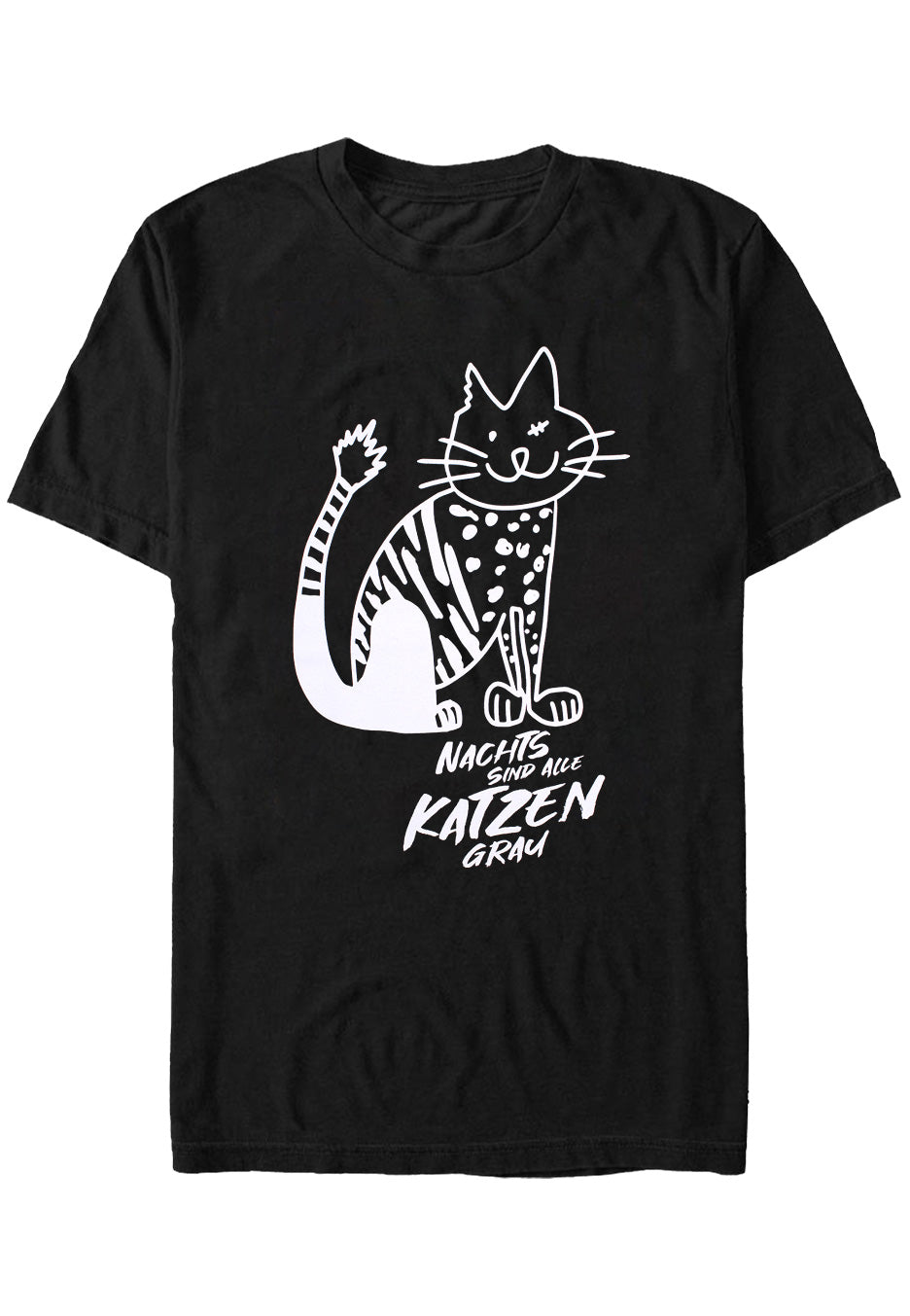 Kerstin Ott - Katze Groß Schwarz - T-Shirt | Neutral-Image