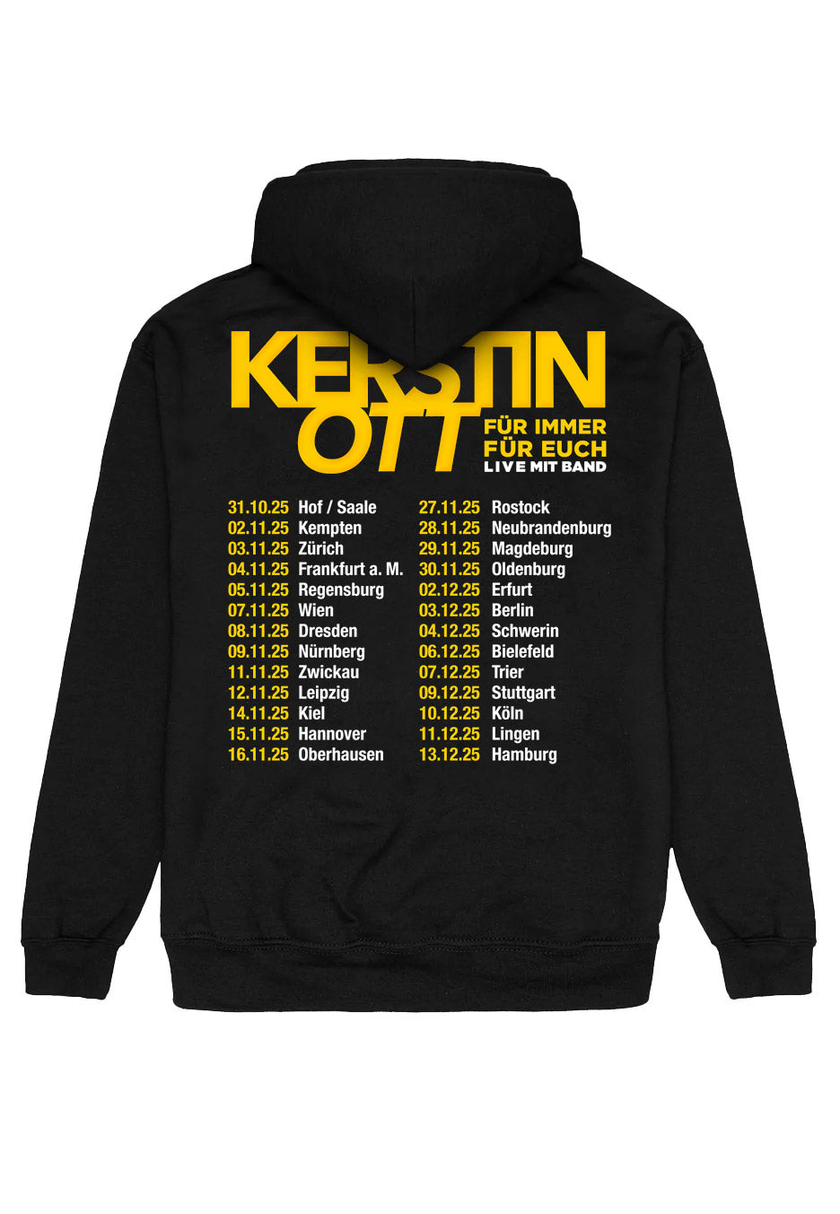 Kerstin Ott - Für Immer Für Euch 2025 Tour - Hoodie | Neutral-Image