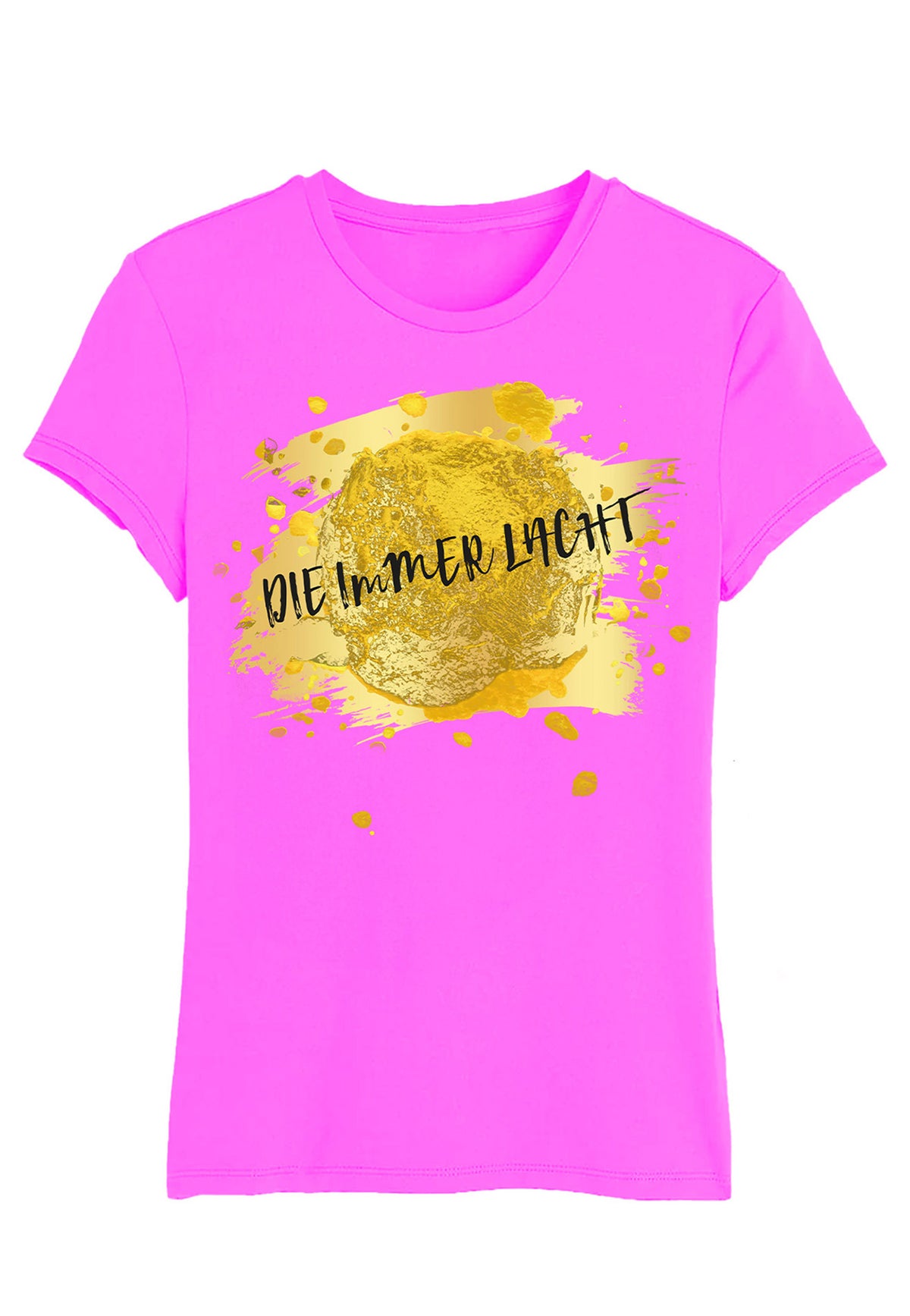 Kerstin Ott Die Immer Lacht 2025 fuchsia T-Shirt