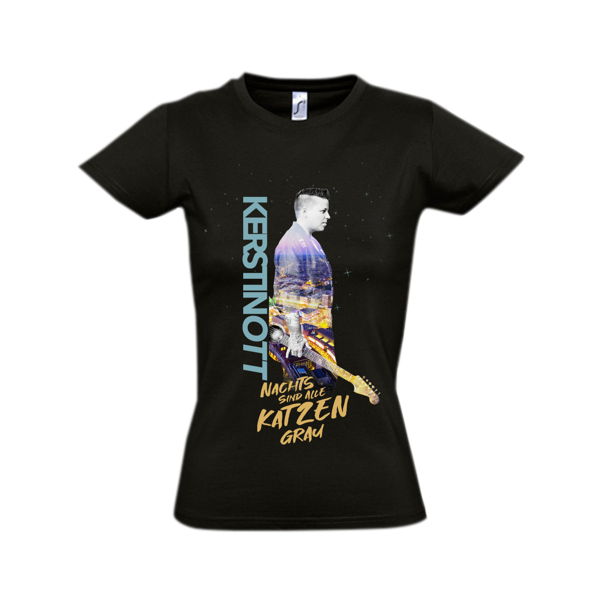 Kerstin Ott - T-Shirt Cover „Nachts sind alle Katzen grau“ women