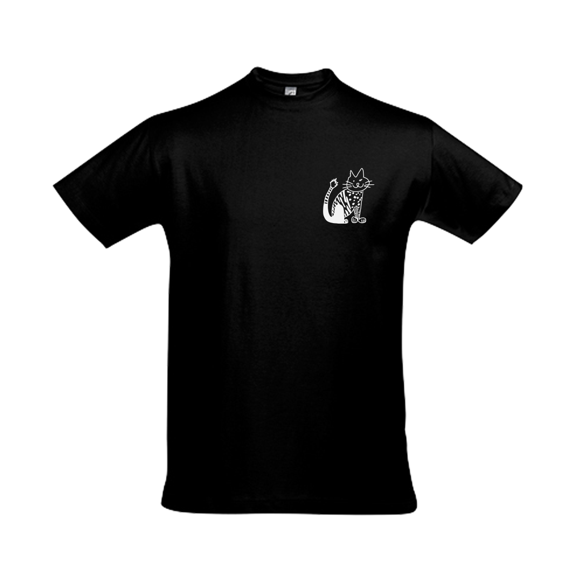 Kerstin Ott - T-Shirt Katze klein schwarz