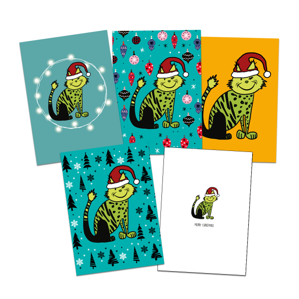 Kerstin Ott - Grinch Waltraut - Postkarten-Set