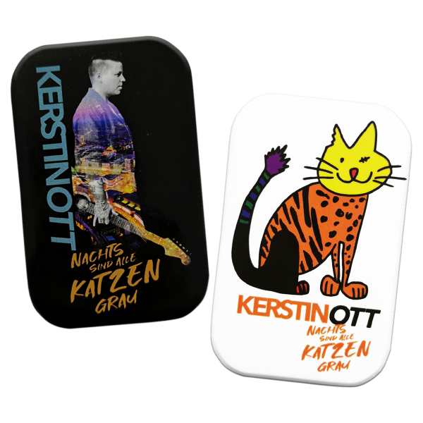 Kerstin Ott - 2er Magnet Set - Katze und Album